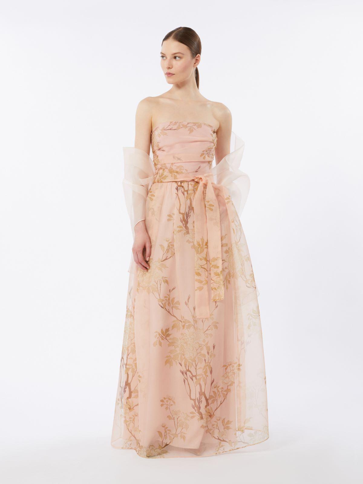 Printed silk organza dress by MAX MARA