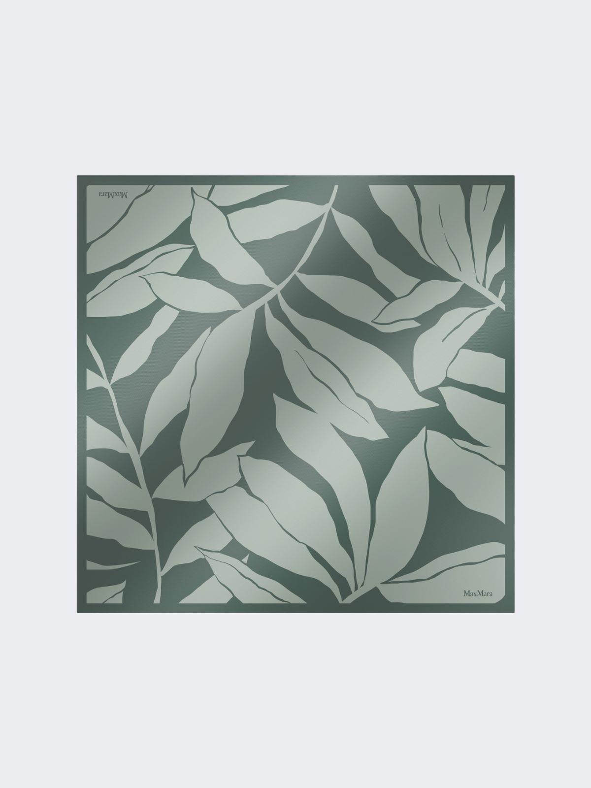 Printed silk oversized scarf by MAX MARA