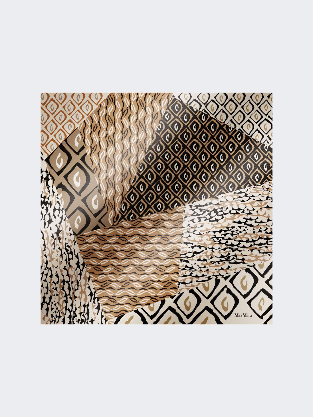 Printed silk oversized scarf by MAX MARA