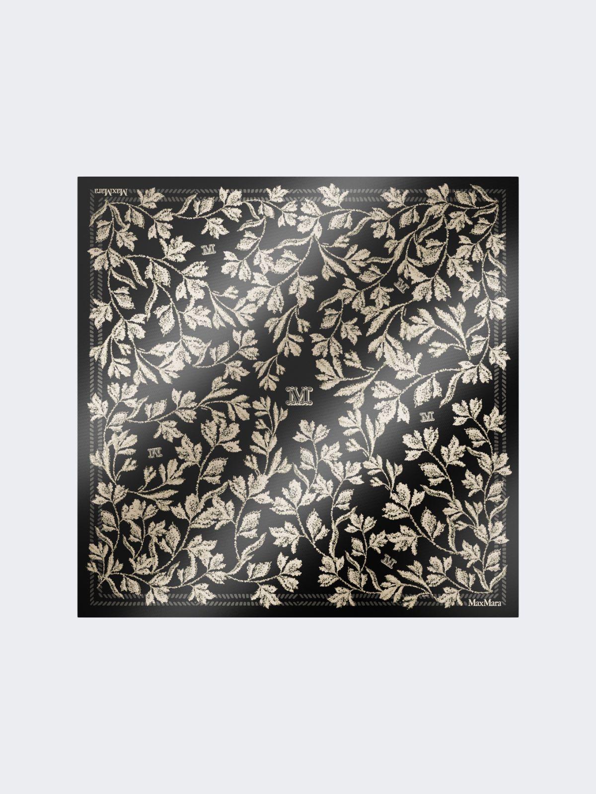 Printed silk oversized scarf by MAX MARA