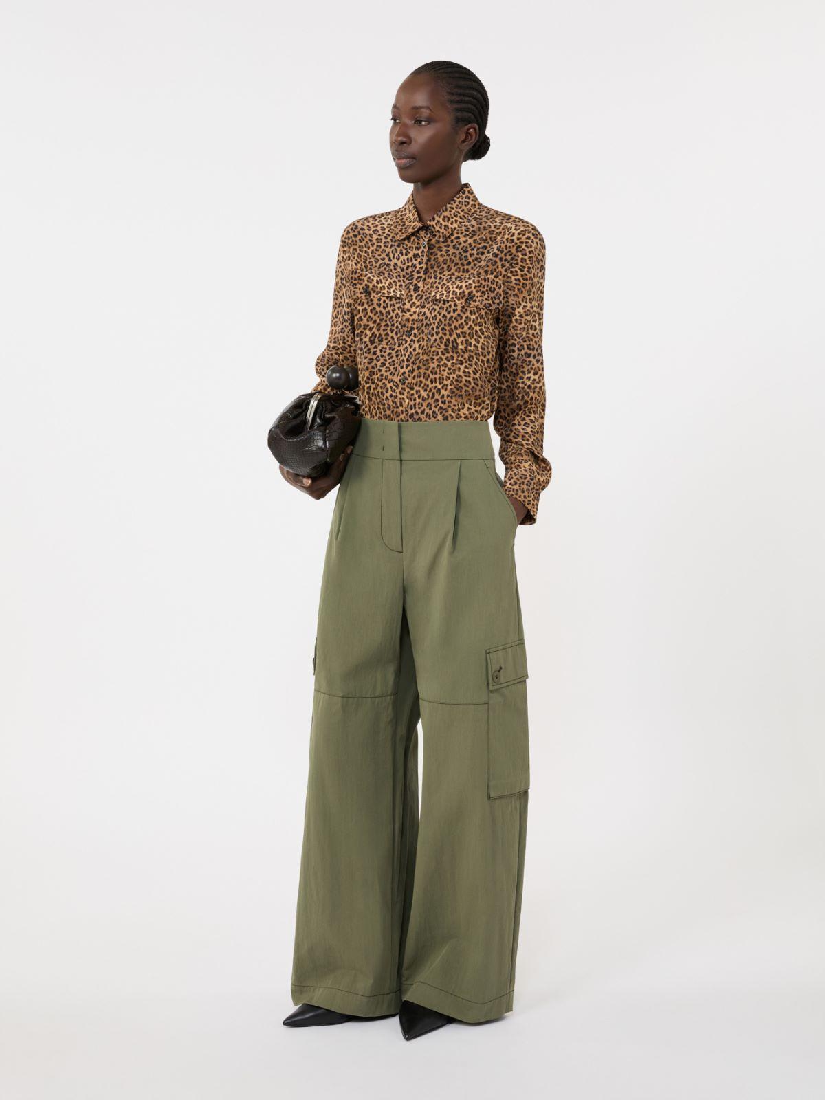 Printed silk pocket shirt by MAX MARA