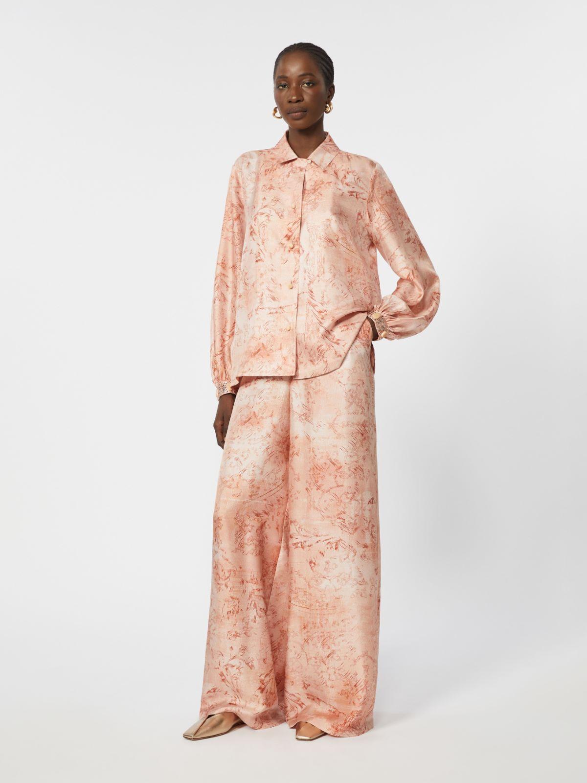 Printed silk shirt by MAX MARA