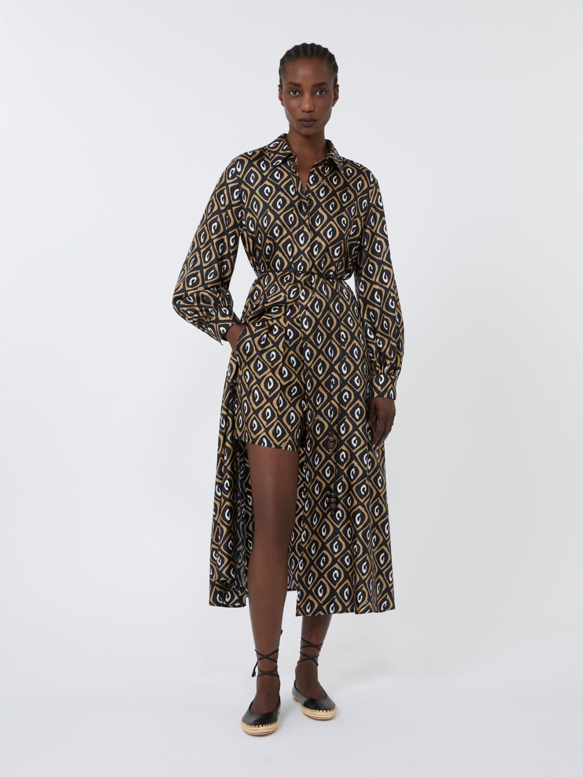 Printed silk shorts by MAX MARA