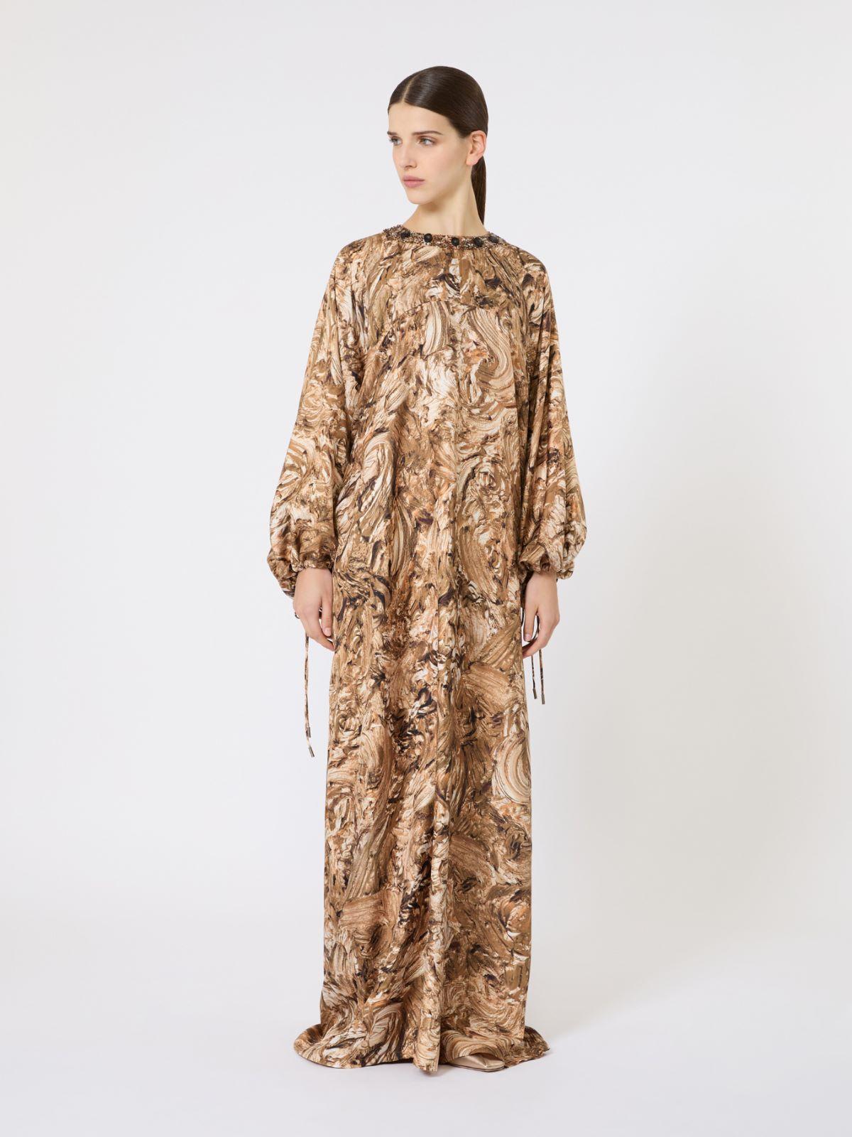 Printed silk tunic dress by MAX MARA