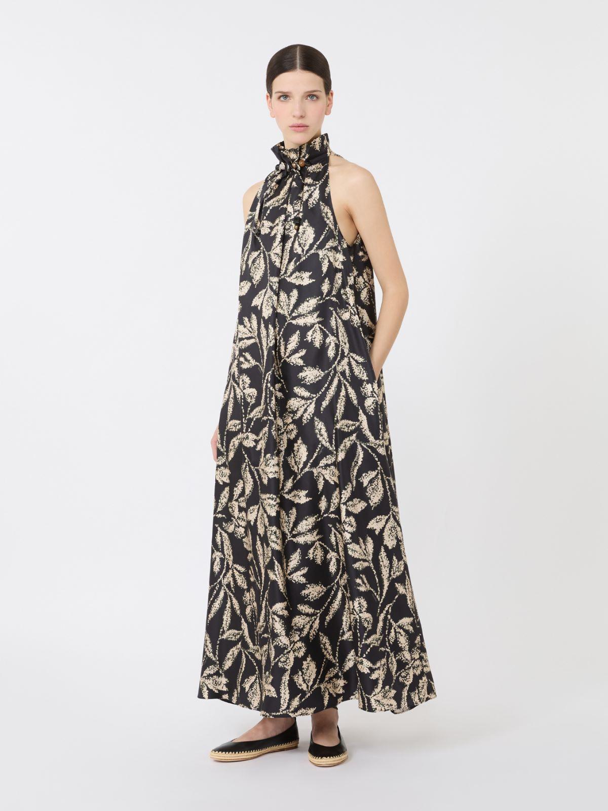 Printed silk twill dress by MAX MARA