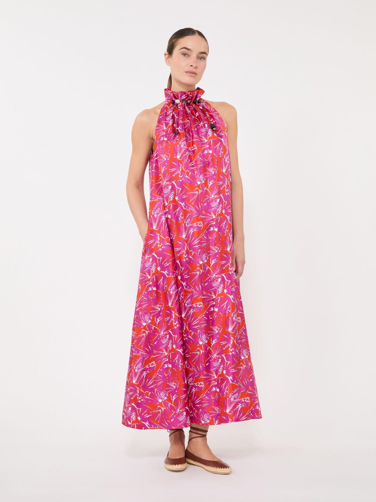 Printed silk twill dress by MAX MARA