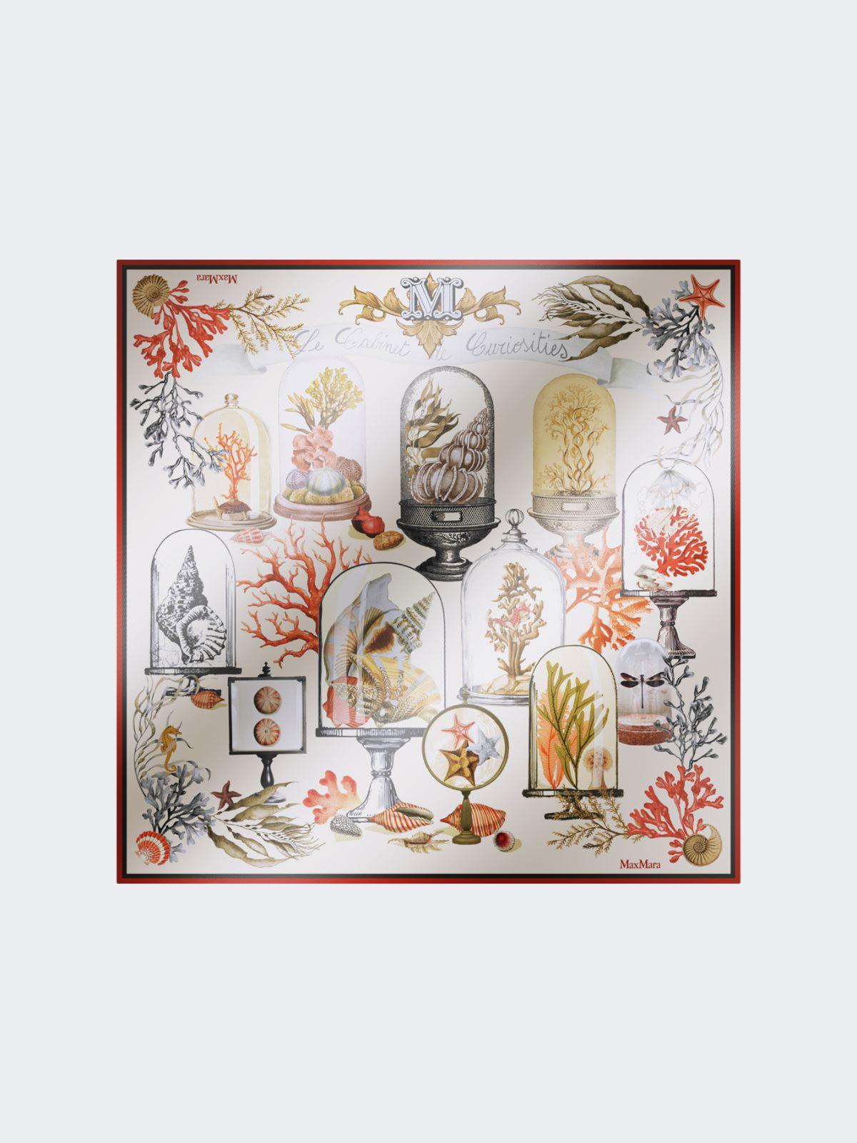 Printed silk twill oversized scarf by MAX MARA