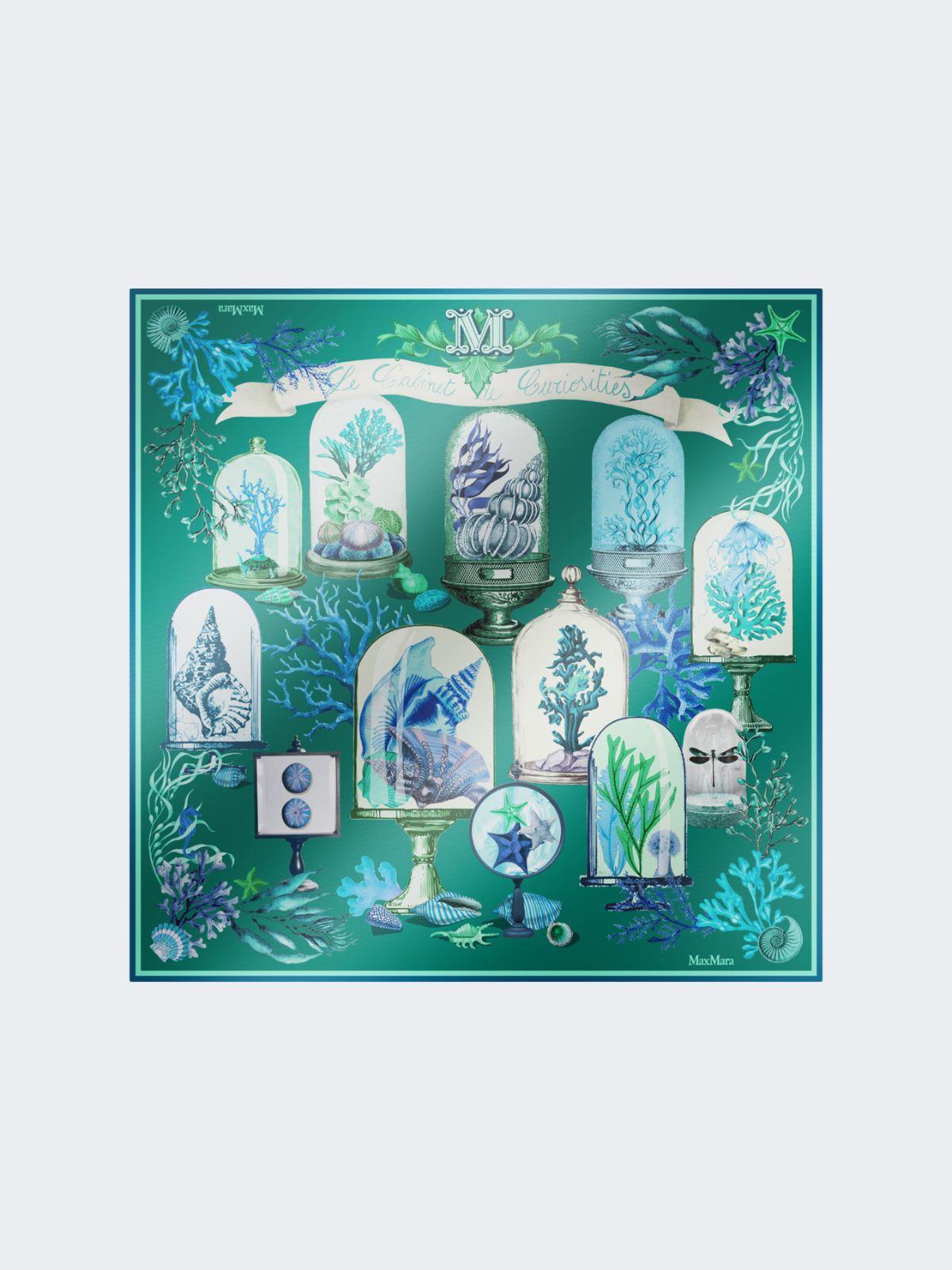 Printed silk twill oversized scarf by MAX MARA