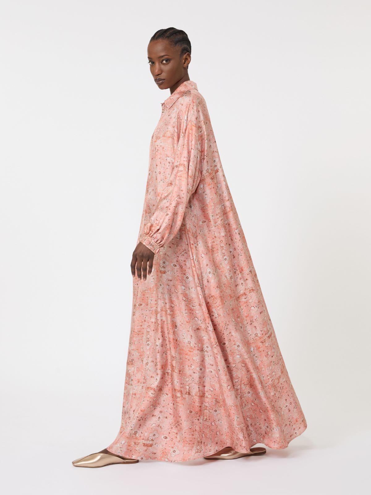 Printed twill kaftan dress by MAX MARA