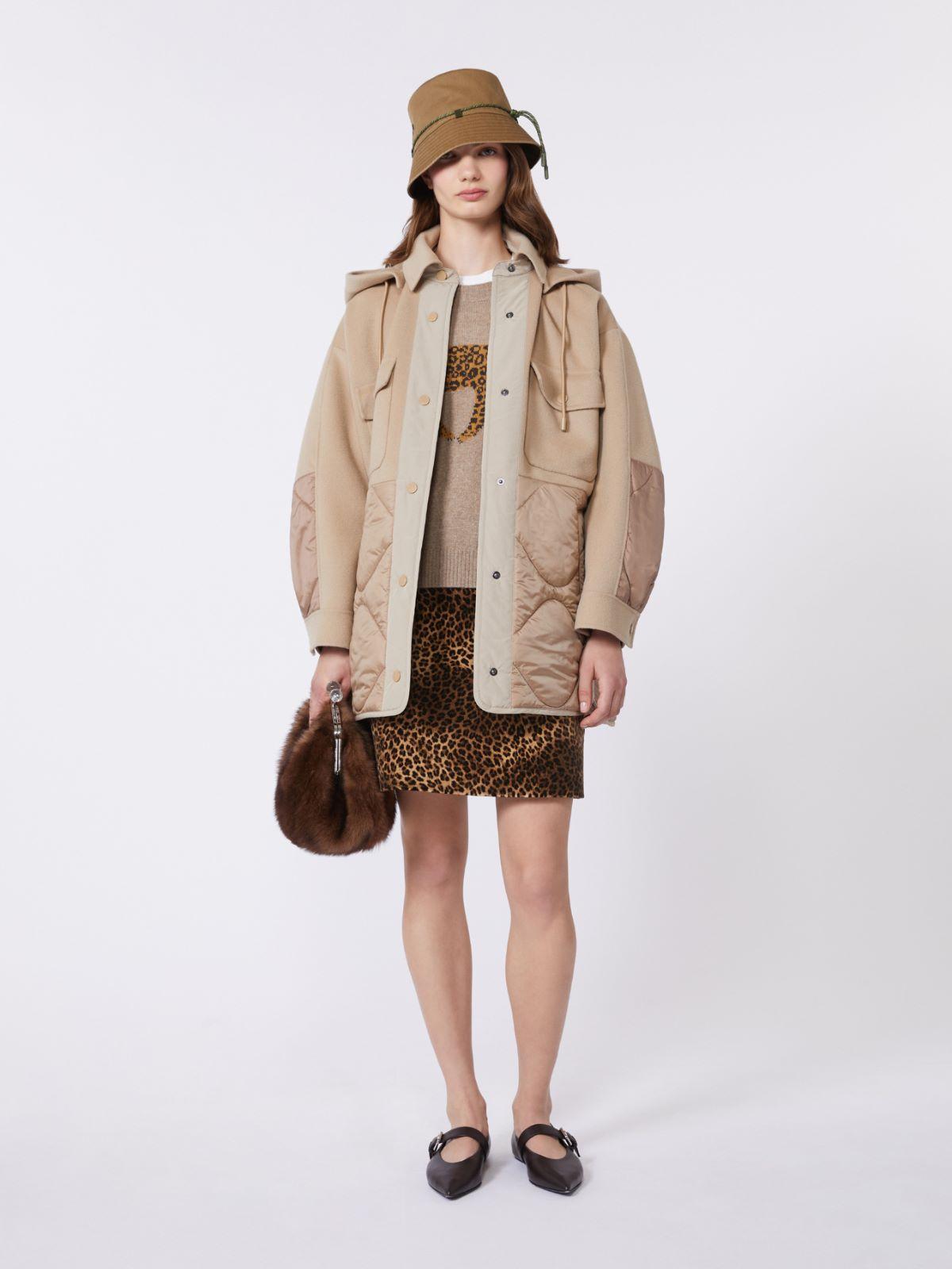 Printed velvet mini skirt by MAX MARA