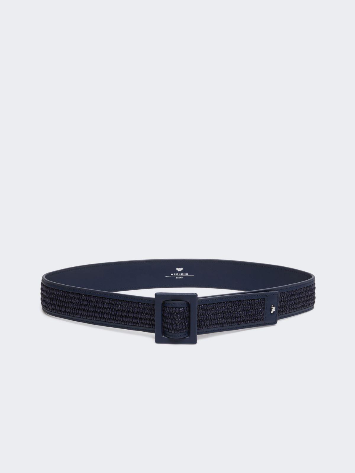 Raffia effect belt by MAX MARA