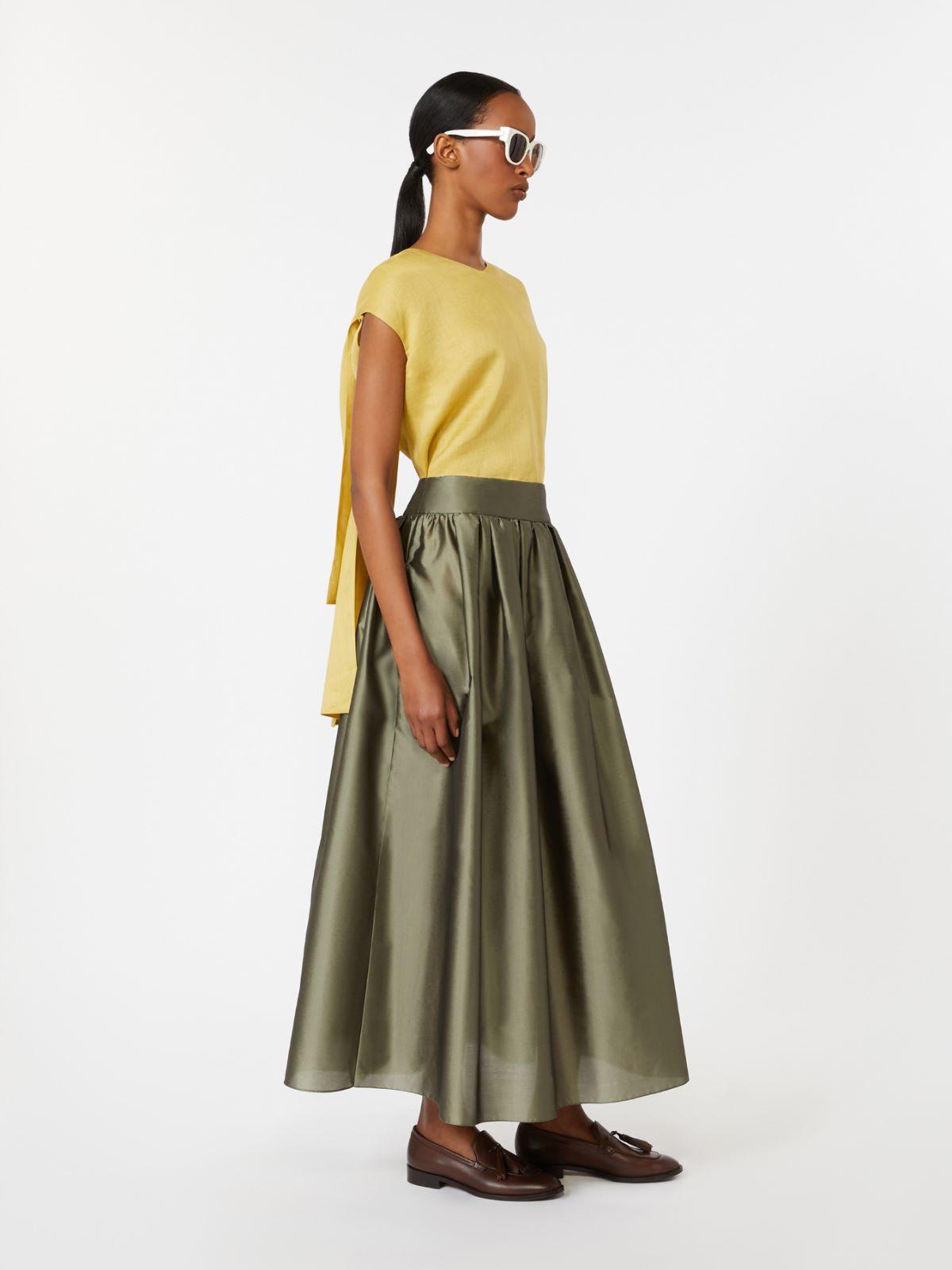 Ramie canvas blouse by MAX MARA