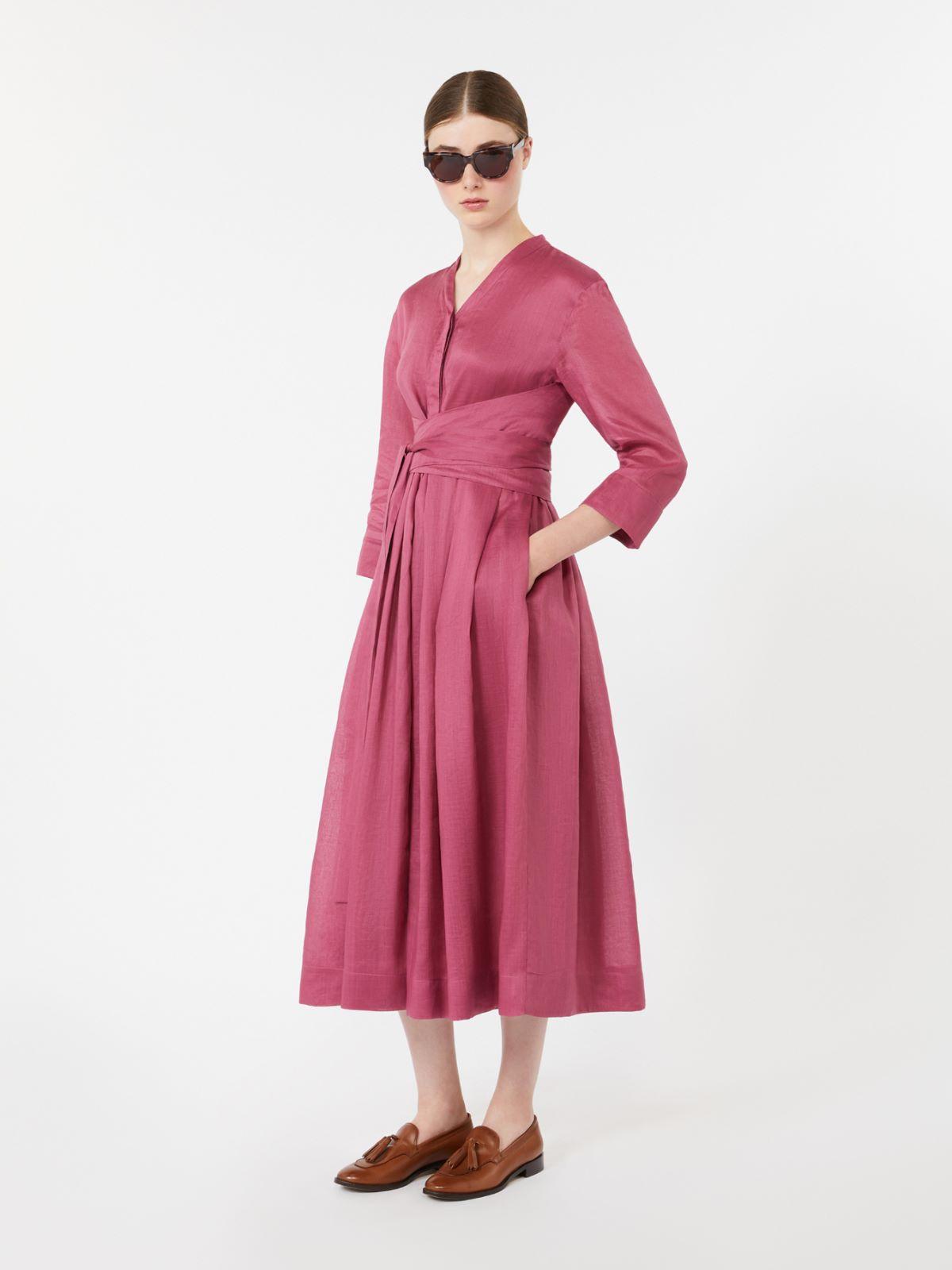 Ramie canvas dress by MAX MARA