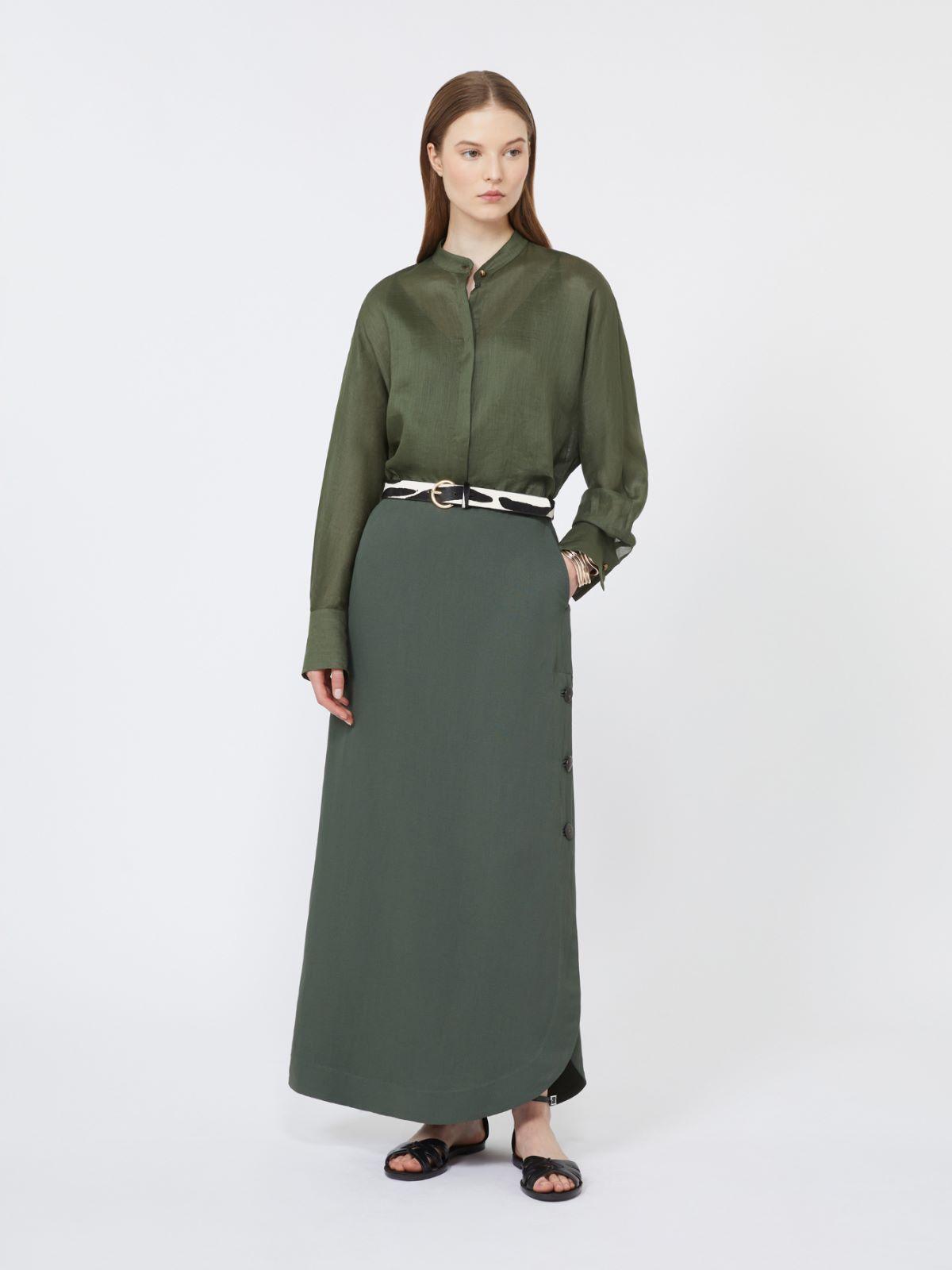 Ramie canvas shirt by MAX MARA