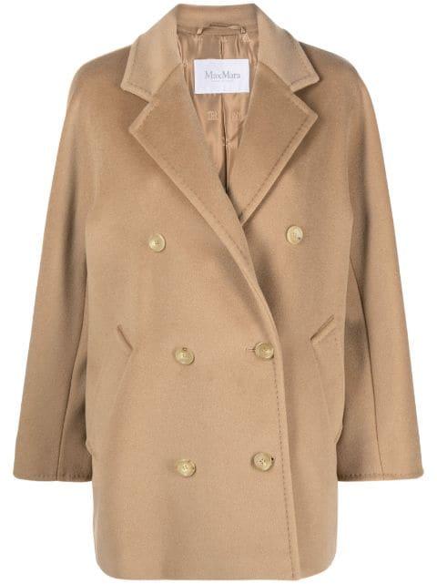 Rebus double-breasted coat by MAX MARA