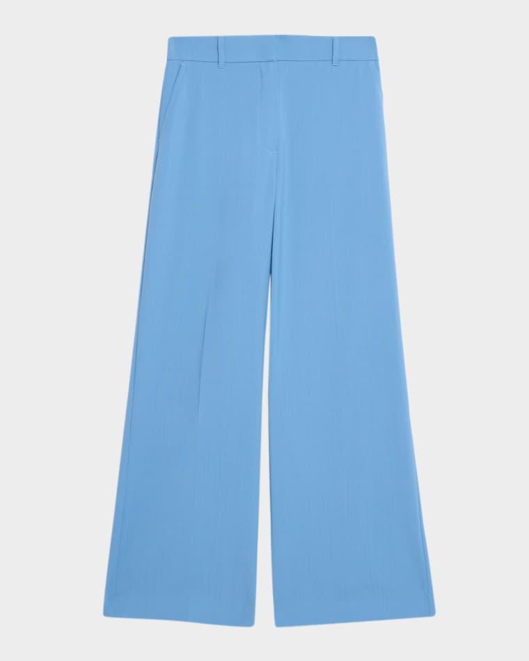 Relaxed Stretch Wool Trousers by MAX MARA