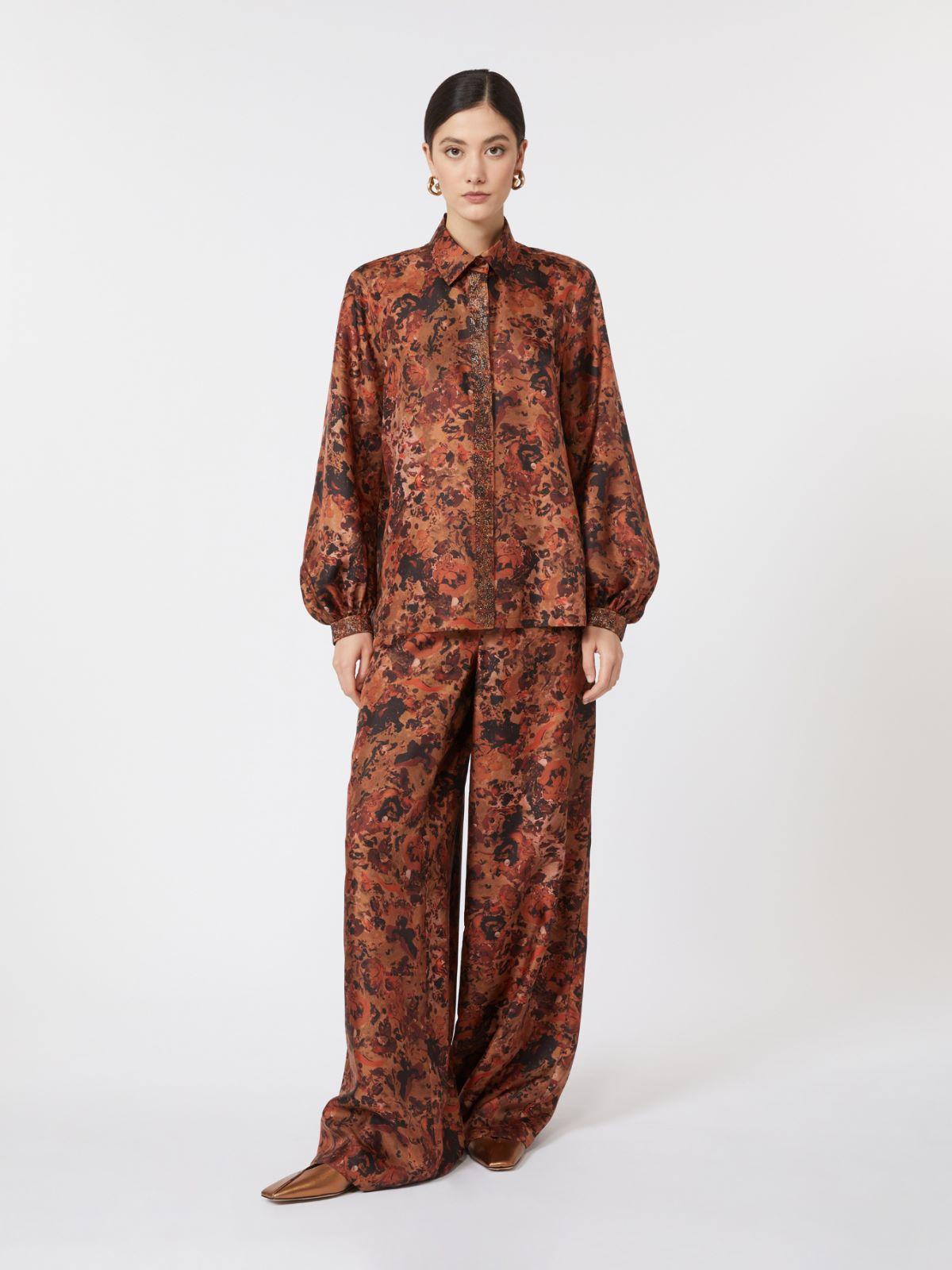 Relaxed-fit printed silk shirt by MAX MARA