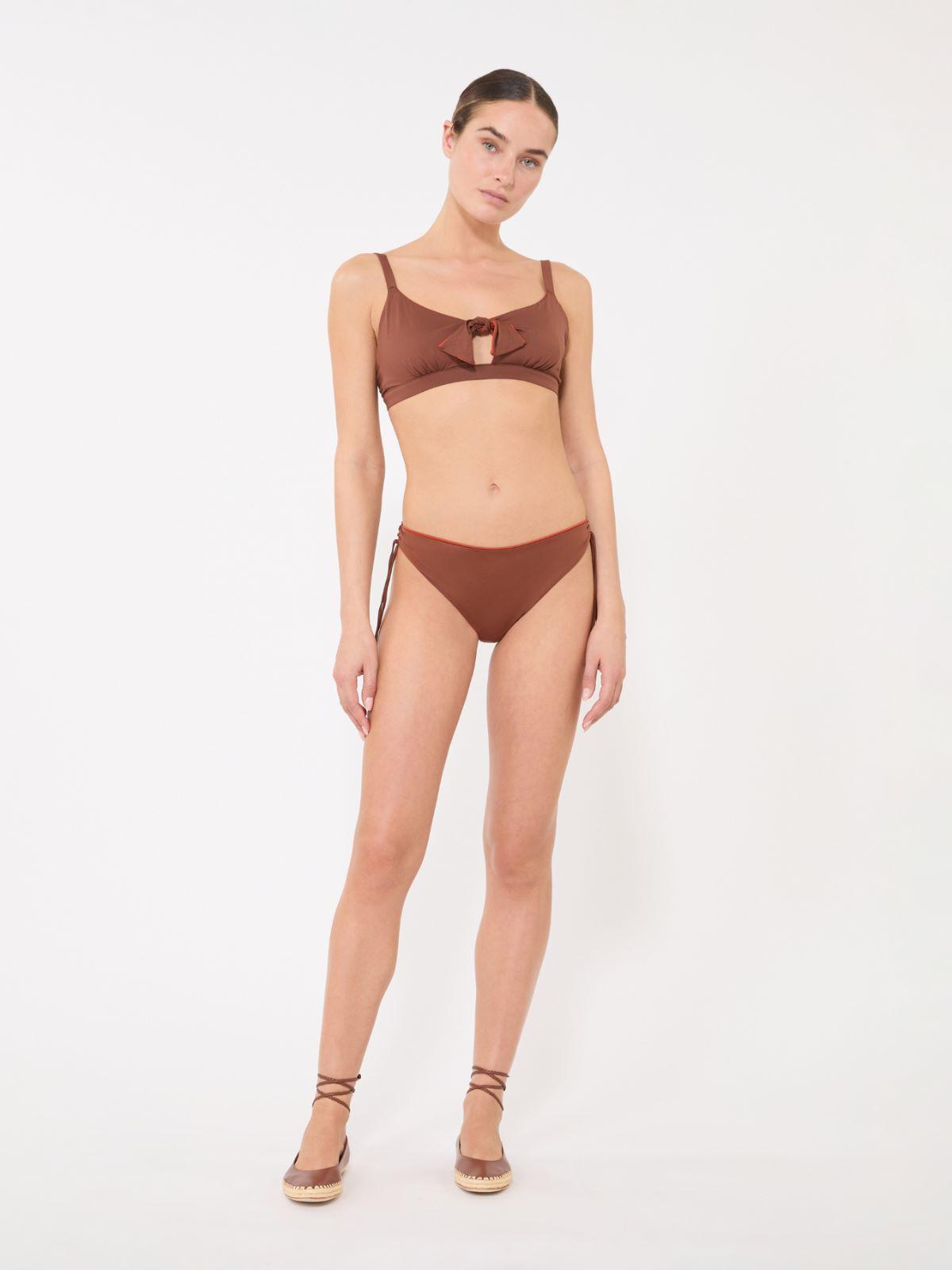 Reversible double jersey bikini bottoms by MAX MARA