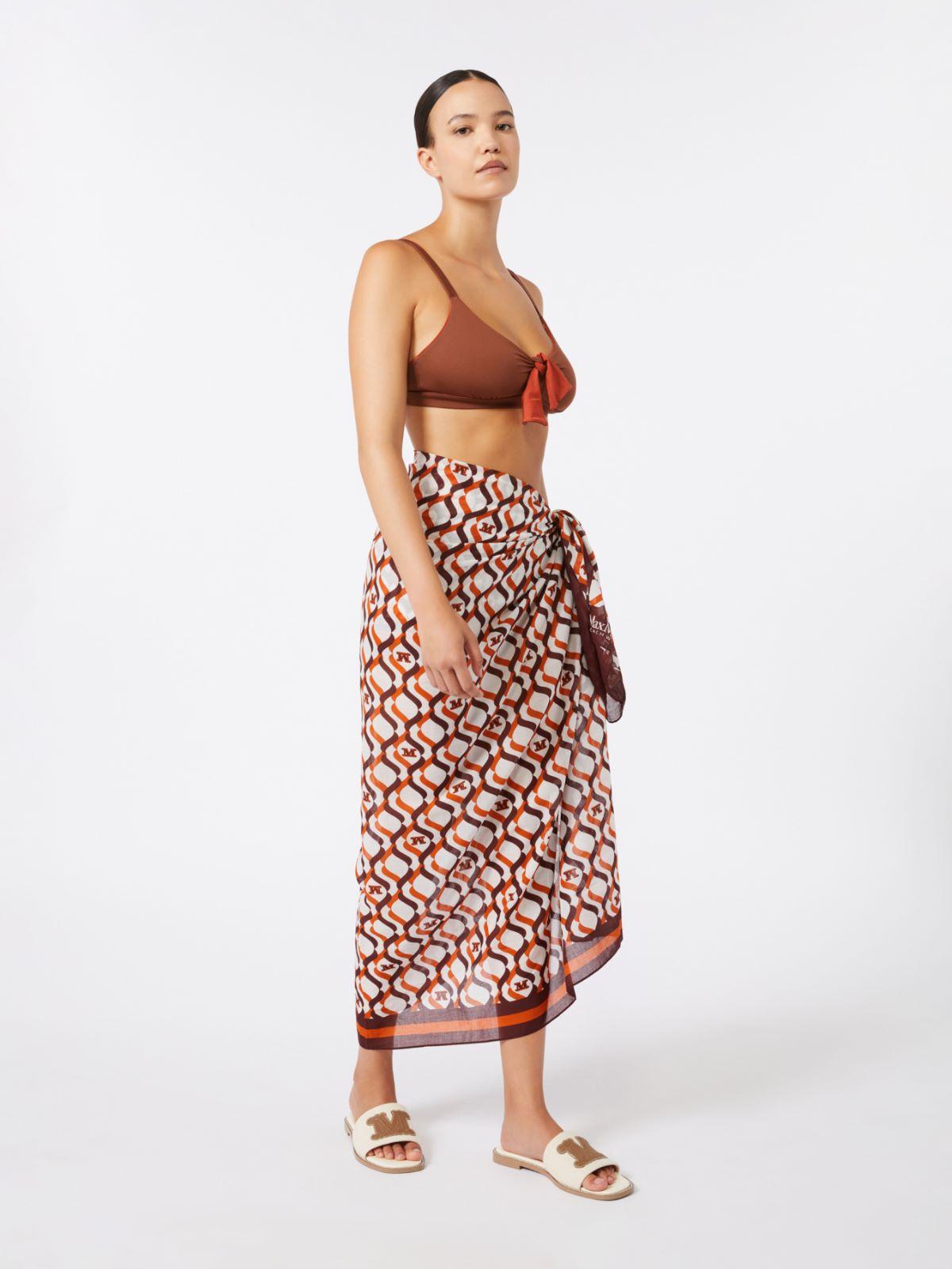 Reversible double jersey bikini top by MAX MARA