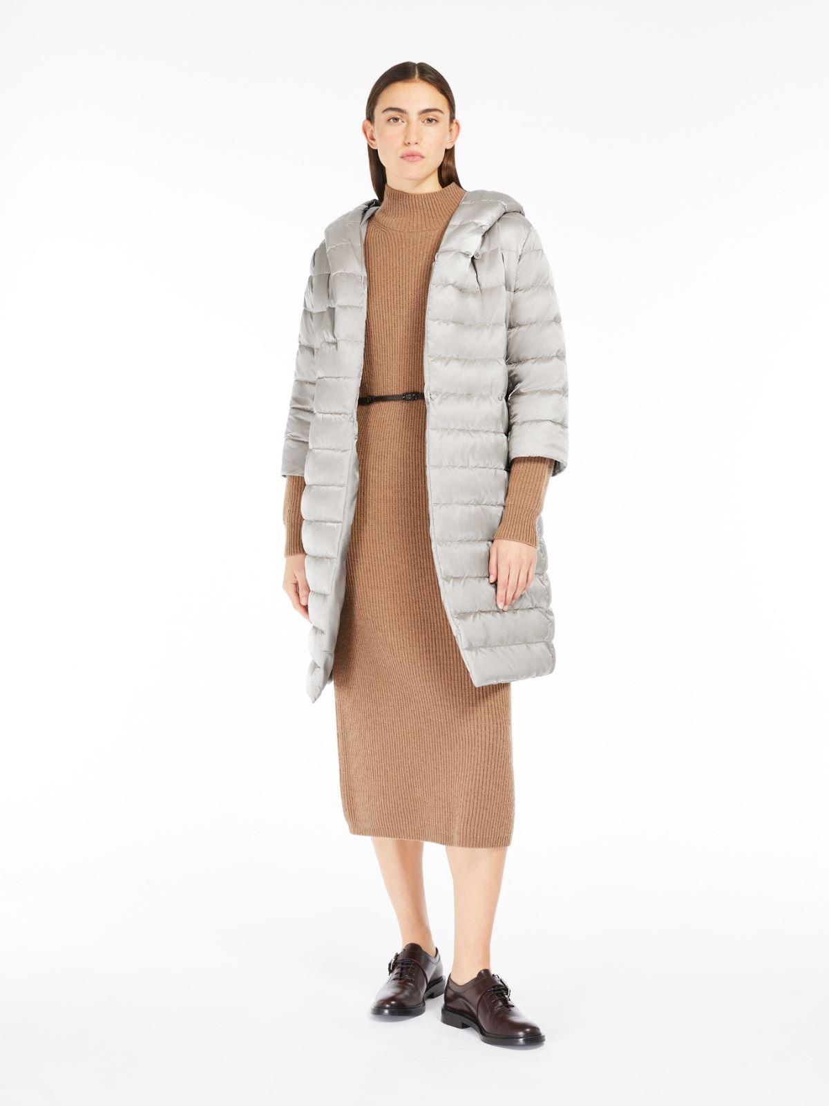Reversible down jacket in water-repellent satin by MAX MARA
