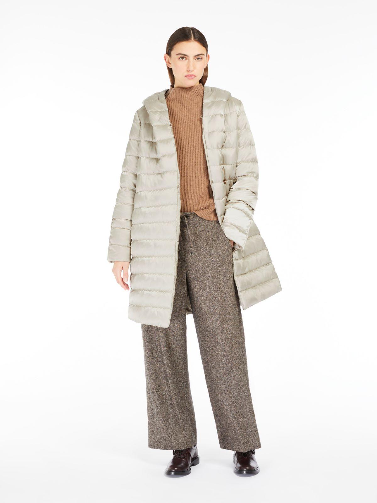 Reversible down jacket in water-repellent satin by MAX MARA