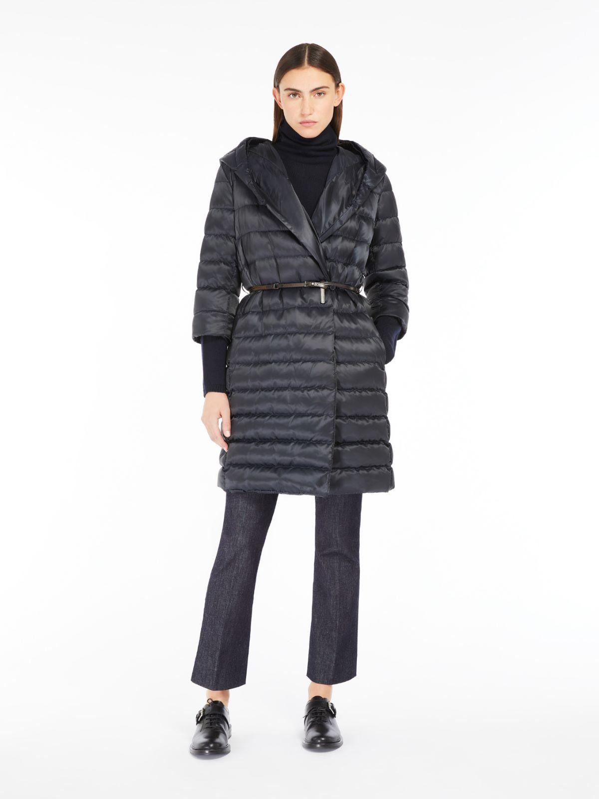 Reversible down jacket in water-repellent satin by MAX MARA