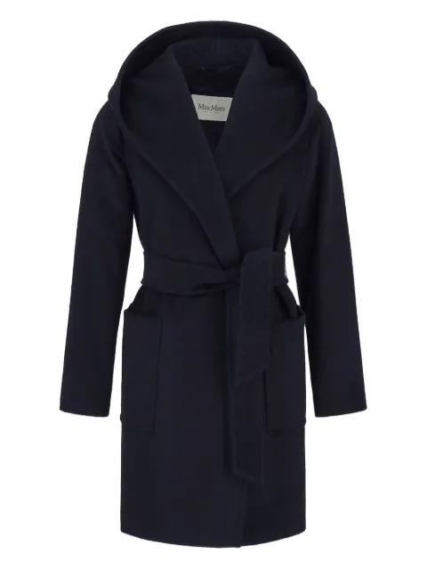 Rialto hoodied belted coat by MAX MARA