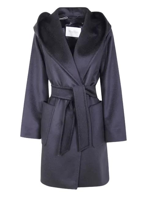 Rialto hoodied belted coat by MAX MARA