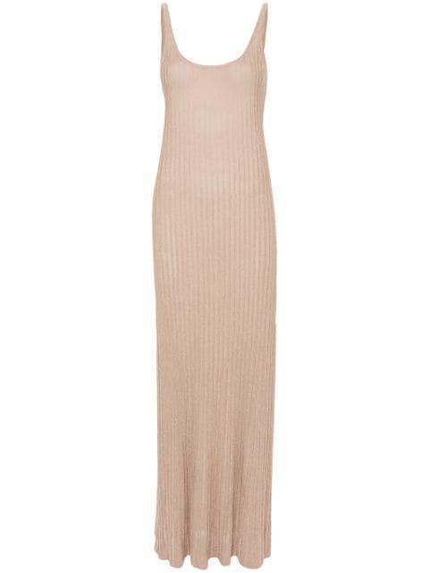 Ritmo lurex-detail dress by MAX MARA