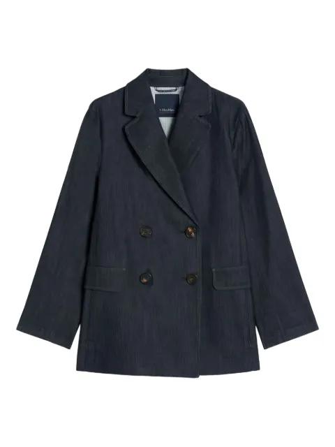 Sara double-breasted denim blazer by MAX MARA