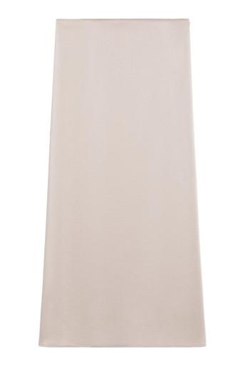 Satin calf-length skirt by MAX MARA