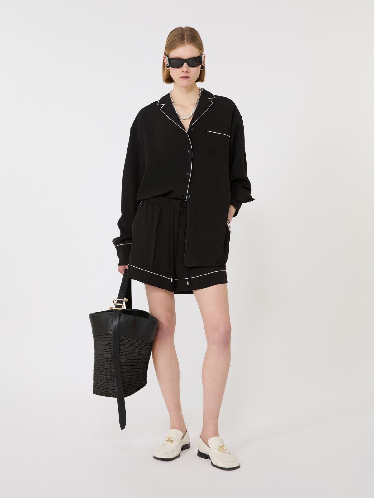Satin jogger shorts by MAX MARA