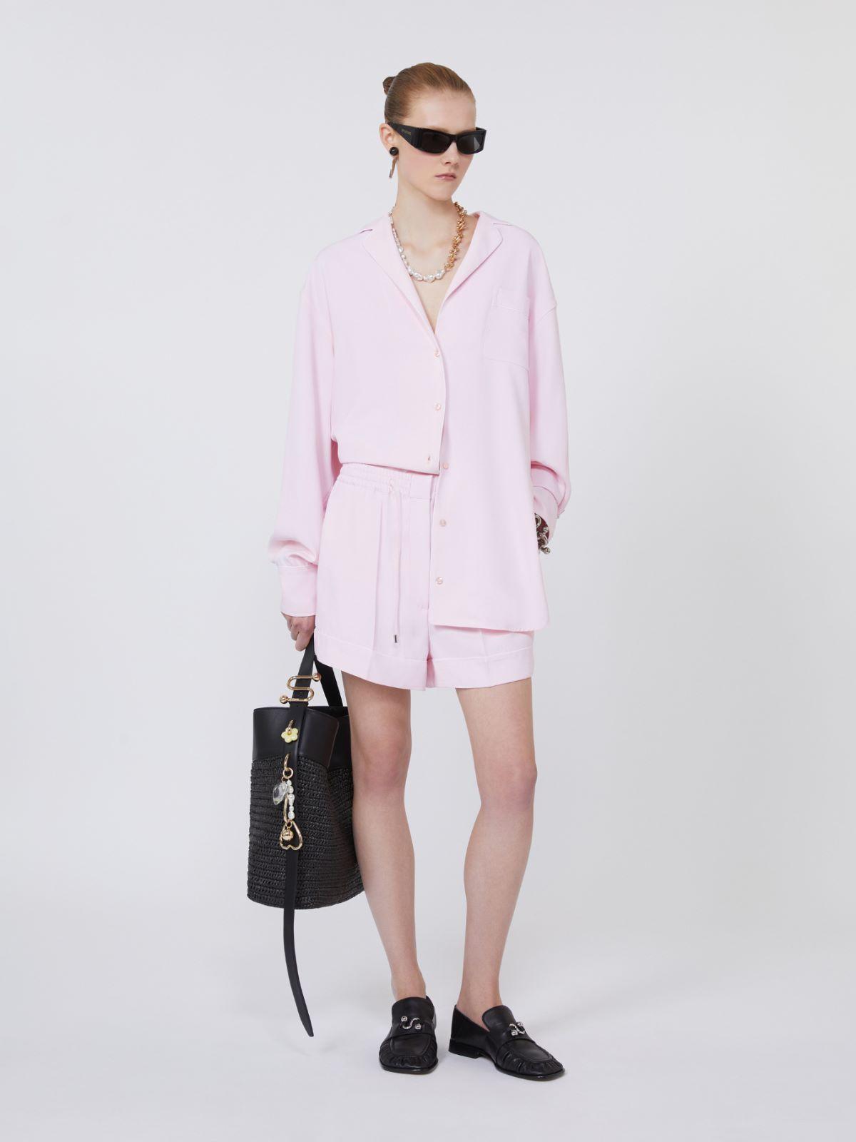Satin jogger shorts by MAX MARA