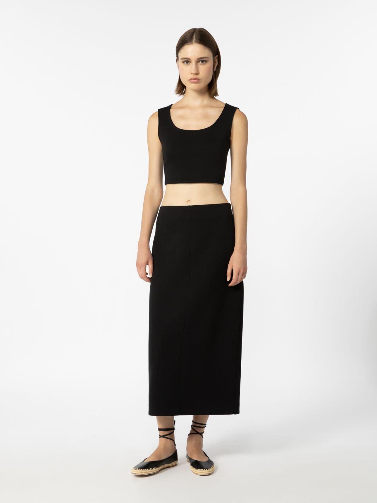 Scuba jersey top by MAX MARA