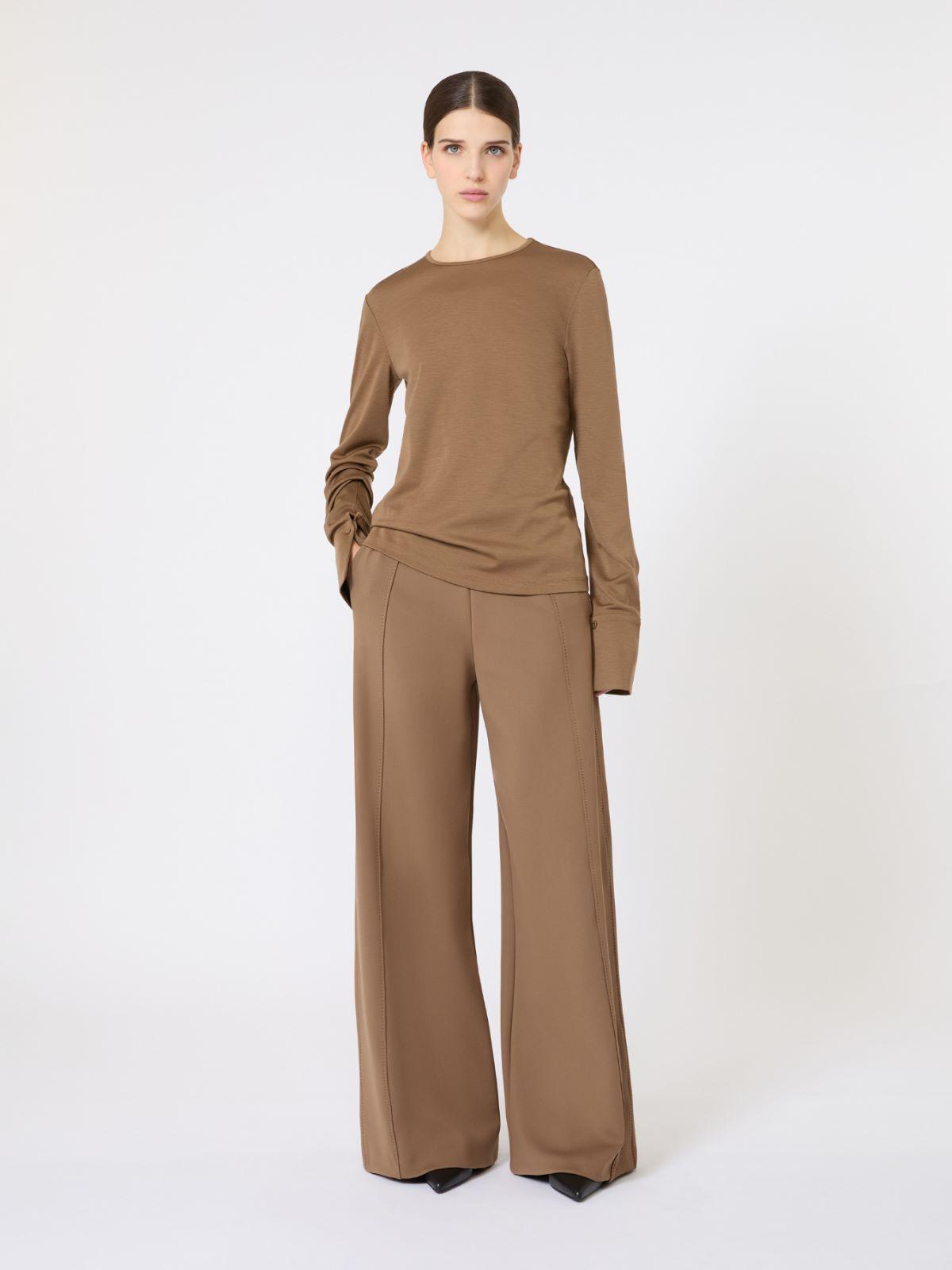 Scuba jersey trousers by MAX MARA