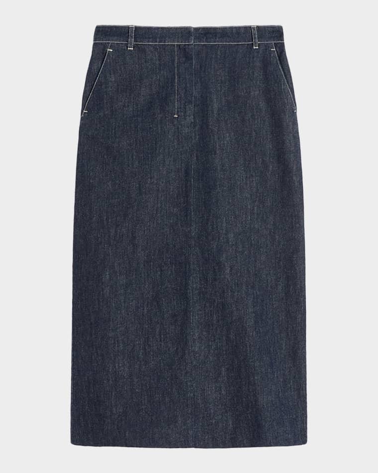 Serena Denim Midi Skirt by MAX MARA