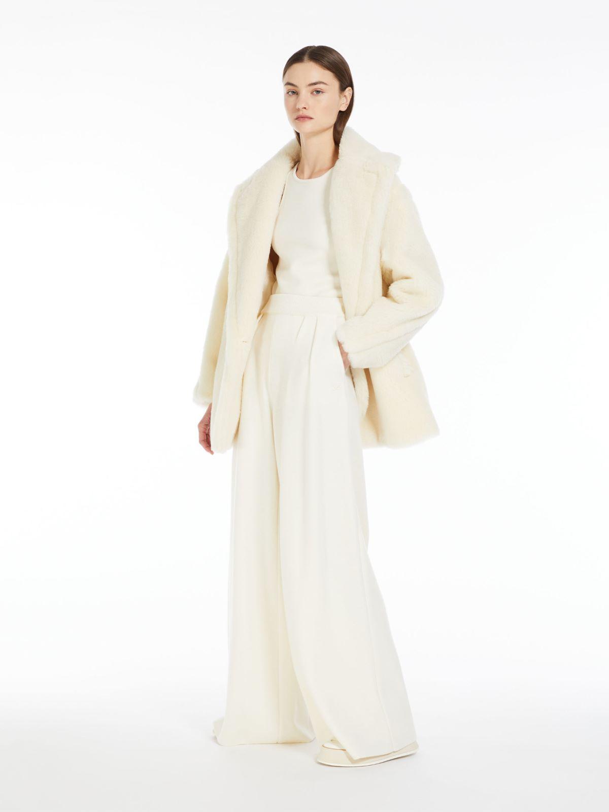 Short Teddy Bear Icon Coat in alpaca and wool by MAX MARA