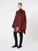Short alpaca and wool coat by MAX MARA