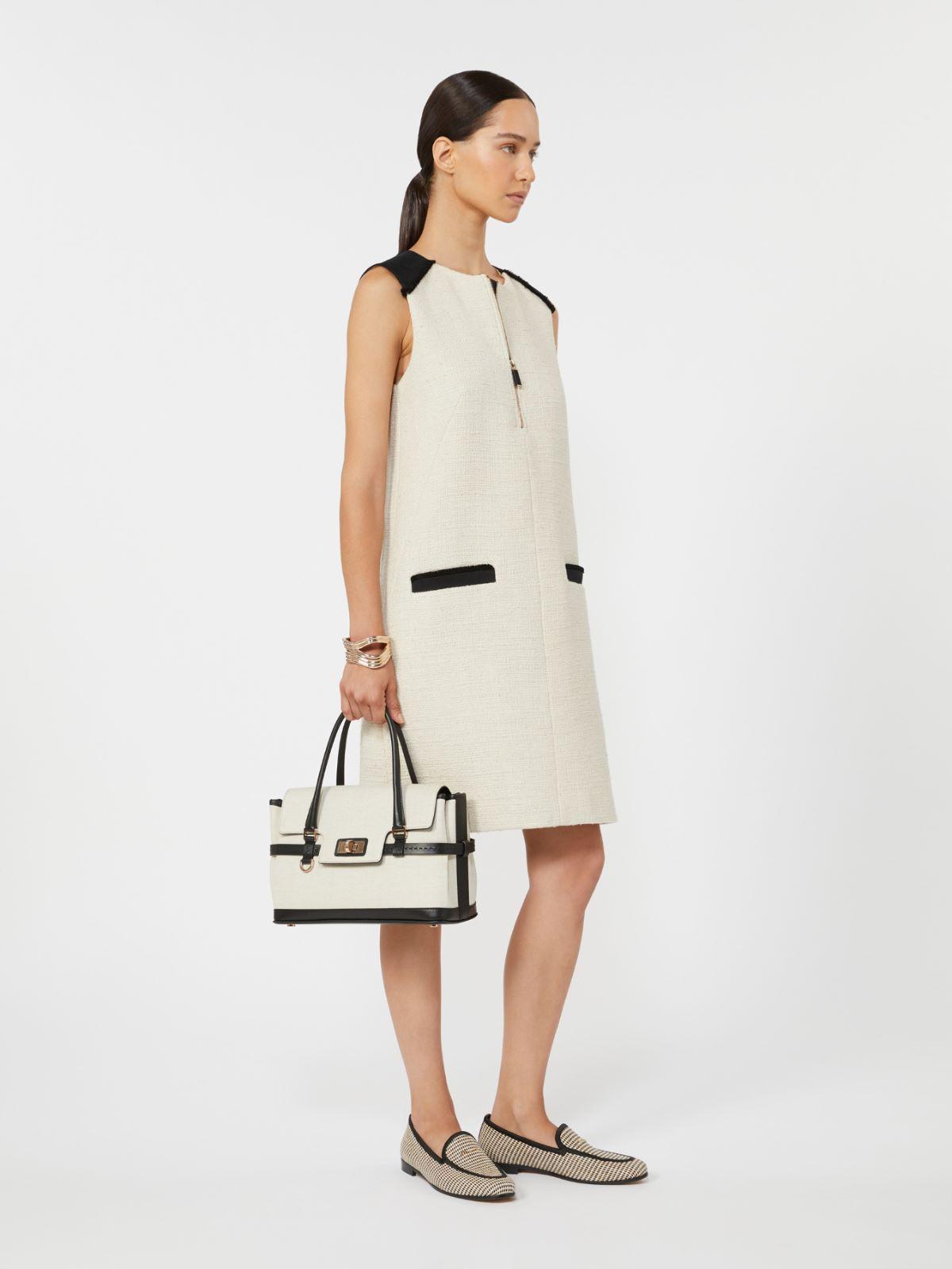 Short cotton and linen dress by MAX MARA