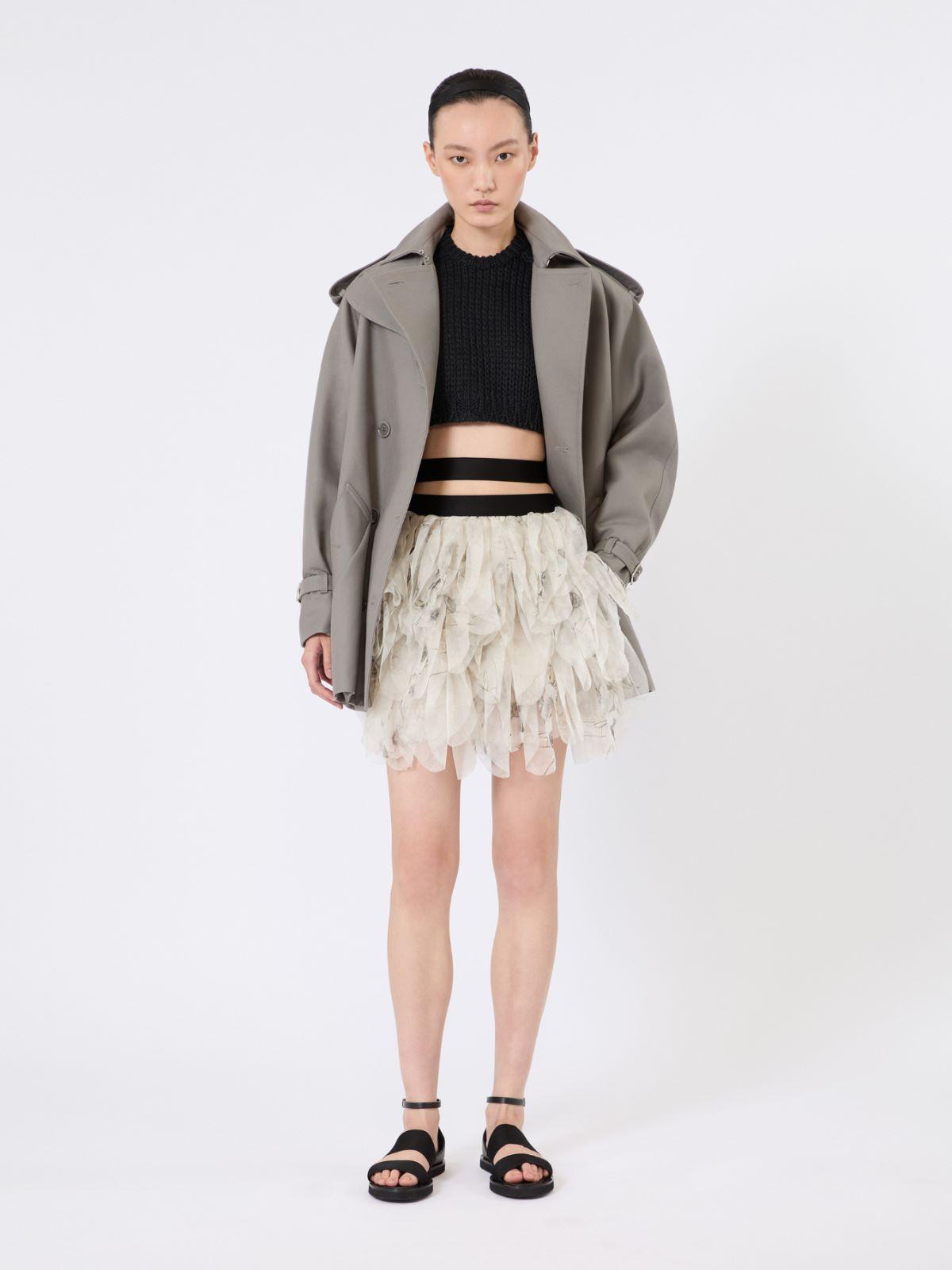 Short cotton duster coat by MAX MARA