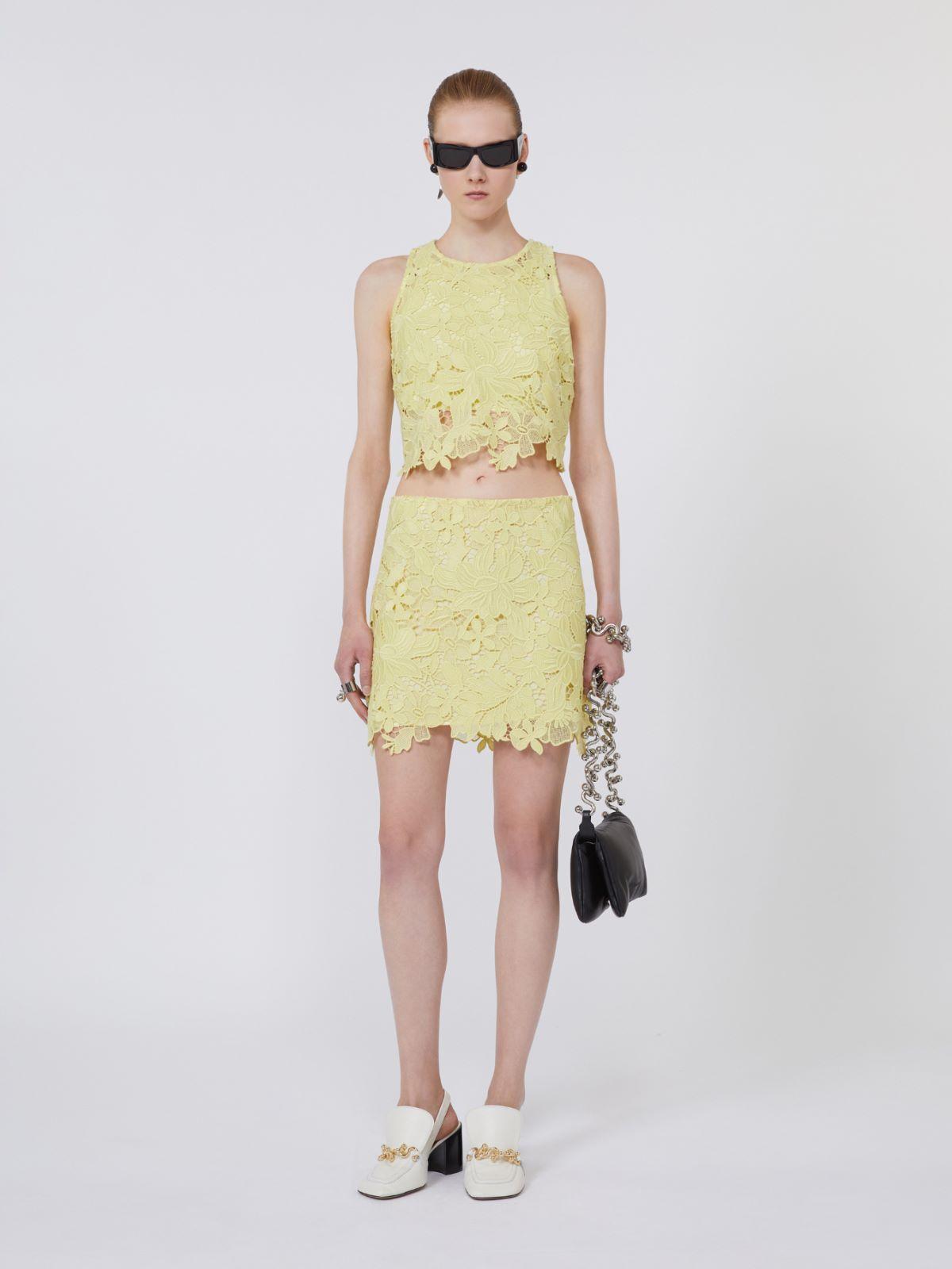 Short macramé top by MAX MARA