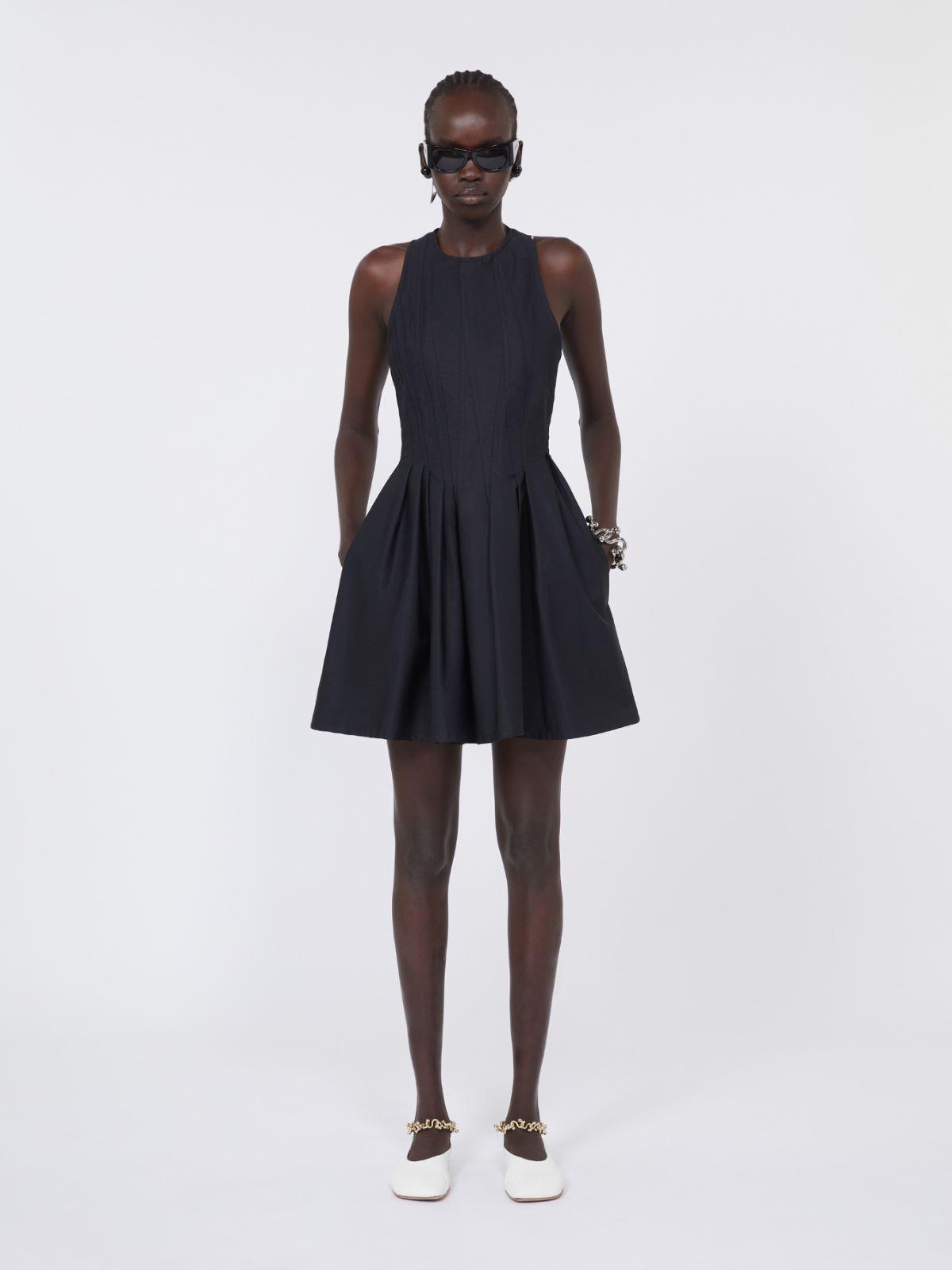 Short sleeveless pure cotton dress by MAX MARA
