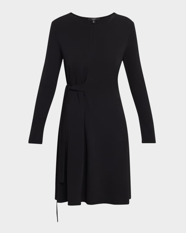 Side-Tie Viscose Jersey Dress by MAX MARA