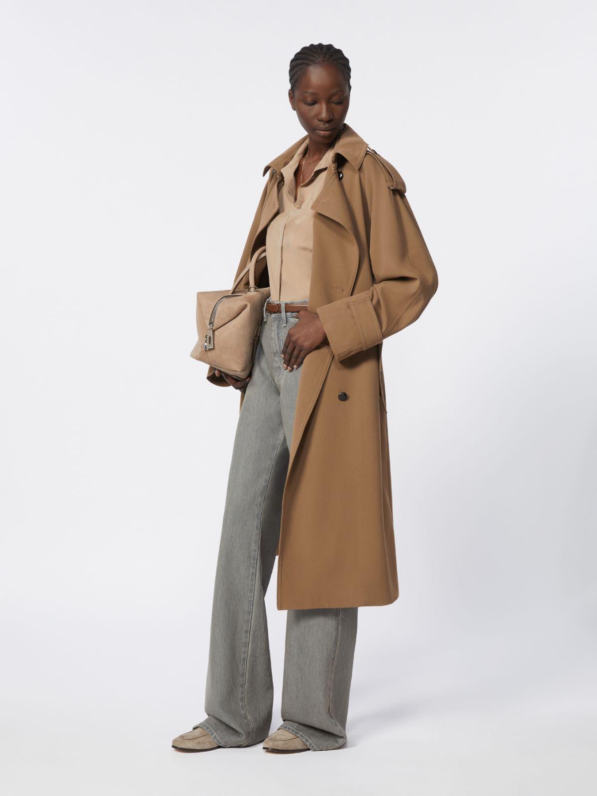 Silk canvas shirt by MAX MARA