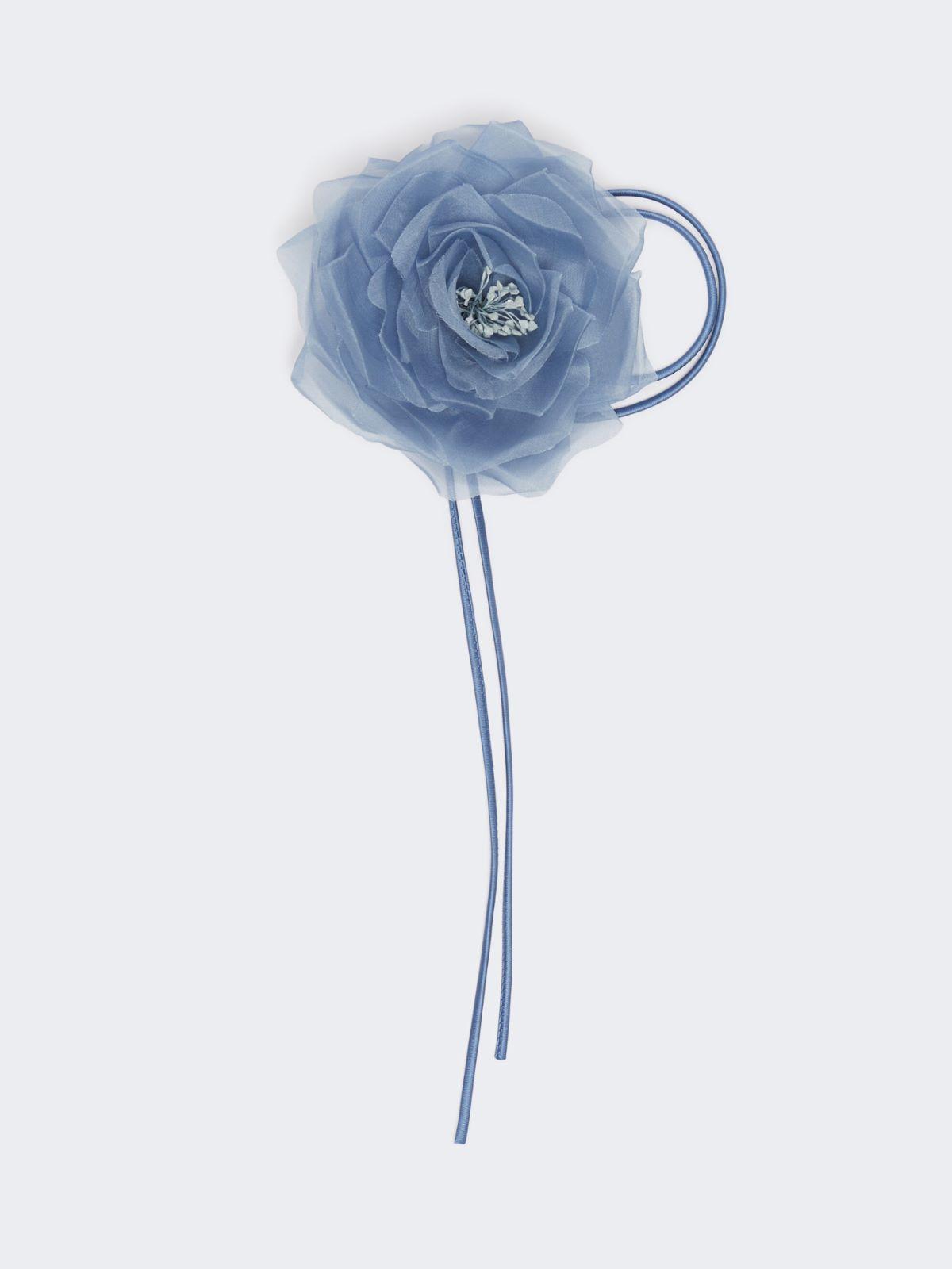 Silk chiffon flower brooch by MAX MARA