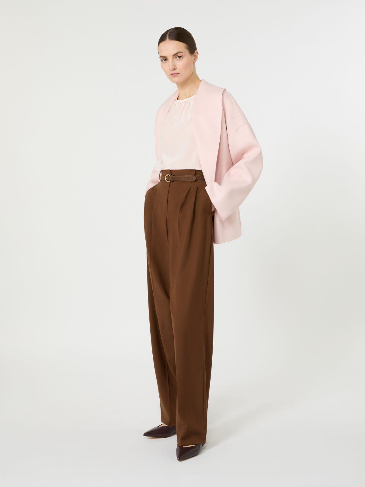 Silk crew-neck blouse by MAX MARA