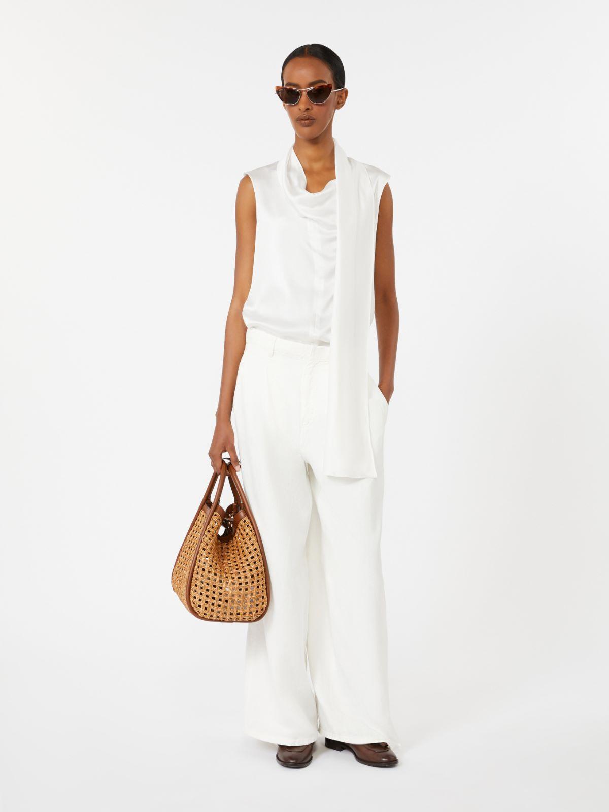 Silk satin top by MAX MARA