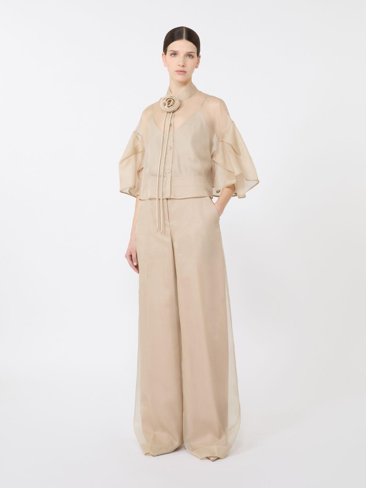 Silk satin top by MAX MARA
