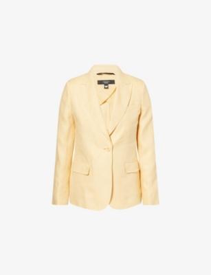 Single-Breasted Linen Blazer by MAX MARA