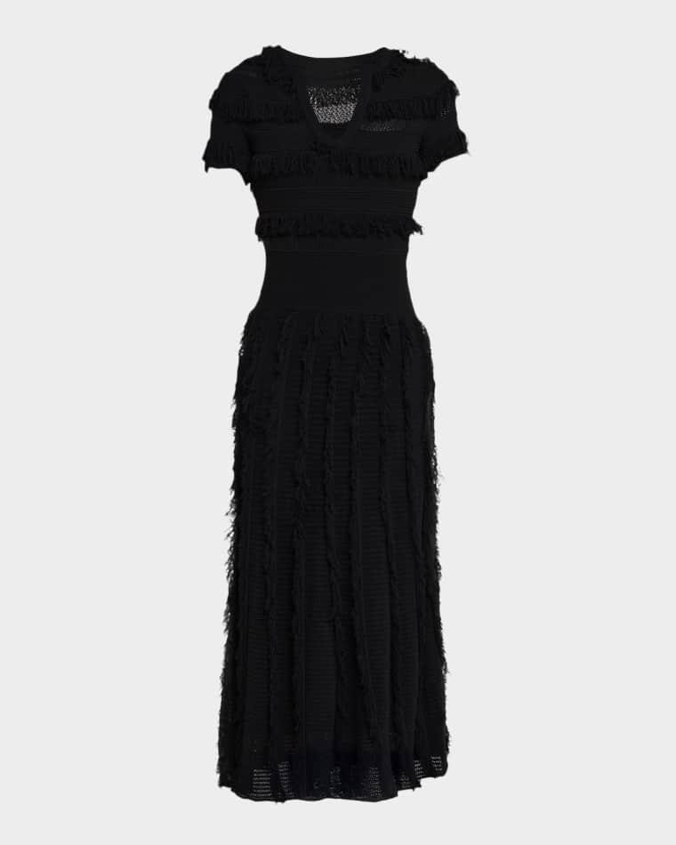 Sleeveless Geometric-Print Jersey Midi Dress by MAX MARA
